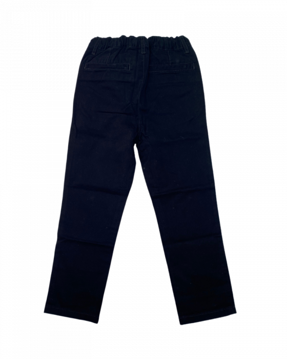 Pantaloni lungi fete, The Children's PLACE, Bumbac, negru, 122 cm, 7 ani [2]