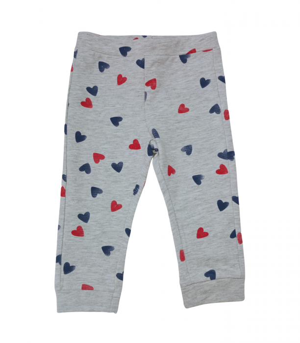 OVS, Pantaloni sport cu imprimeu cu inimi, [1]