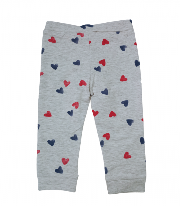 OVS, Pantaloni sport cu imprimeu cu inimi, [2]