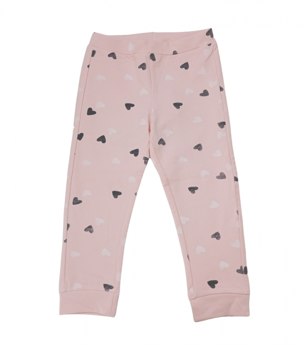 OVS, Pantaloni sport cu imprimeu cu inimi, [2]