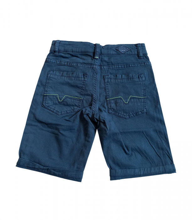 Pantaloni scurti baieti, OVS, Bumbac/Elastan, Bleumarin, 116 CM, 5-6 ani [2]