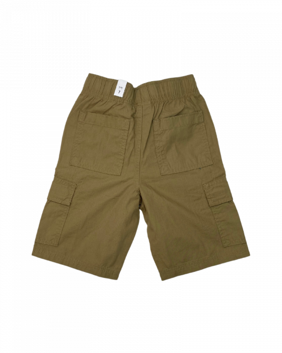 Pantaloni scurti baieti, The Children's PLACE, Bumbac, Maro, 110 cm, 5 ani [2]