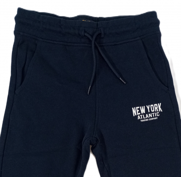 Pantaloni sport copii, OVS, New York - Atlantic, Bumbac pur, Bleumarin, 116 CM, 5-6 ani [4]