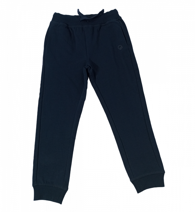 Pantaloni sport fete, OVS, logo, buzunare frontale,Bumbac organic, Negru, 104 CM, 3-4 ani [5]