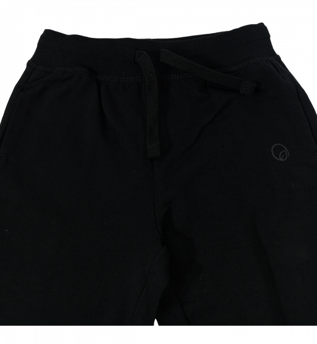 Pantaloni sport fete, OVS, logo, buzunare frontale,Bumbac organic, Negru, 104 CM, 3-4 ani [3]