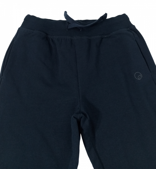 Pantaloni sport fete, OVS, logo, buzunare frontale,Bumbac organic, Negru, 104 CM, 3-4 ani [6]