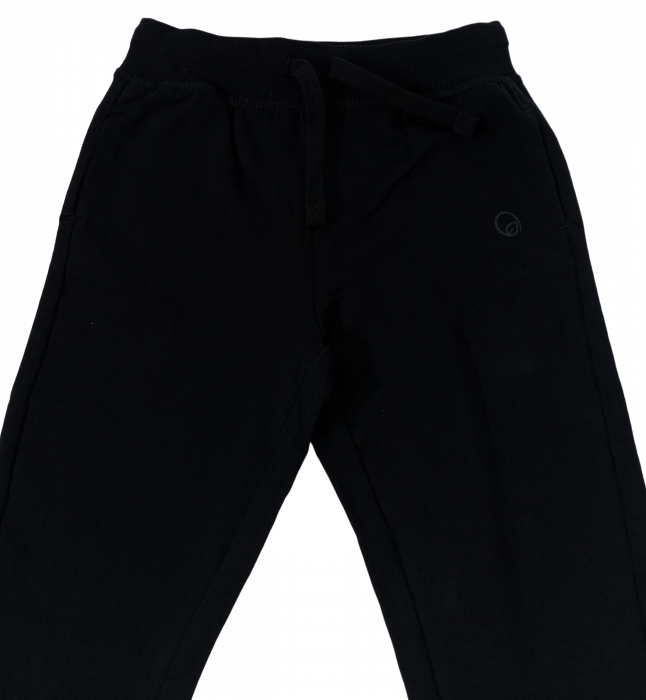 Pantaloni sport fete, OVS, logo, buzunare frontale,Bumbac organic, Negru, 104 CM, 3-4 ani [2]