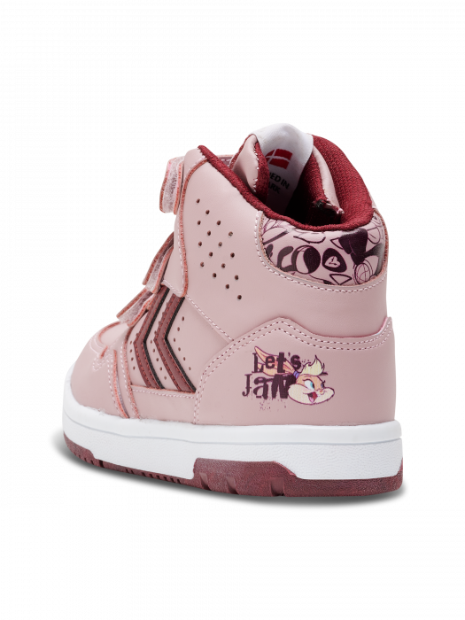Pantofi copii SPACE JAM CAMDEN HIGH JR, Hummel, piele sintetica si inchidere velcro, [4]