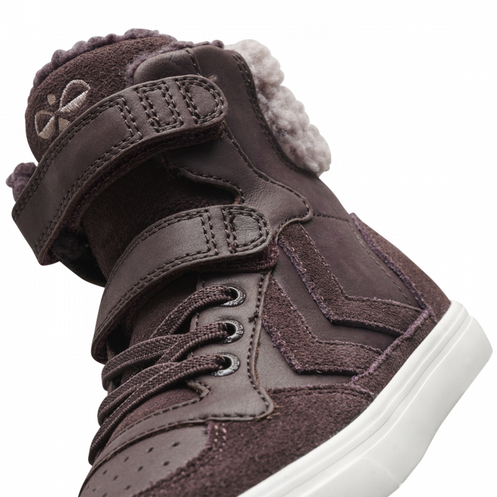Ghete de iarna cu profil inalt din piele pentru copii, Hummel, STADIL PRO JR HI-TOP [7]