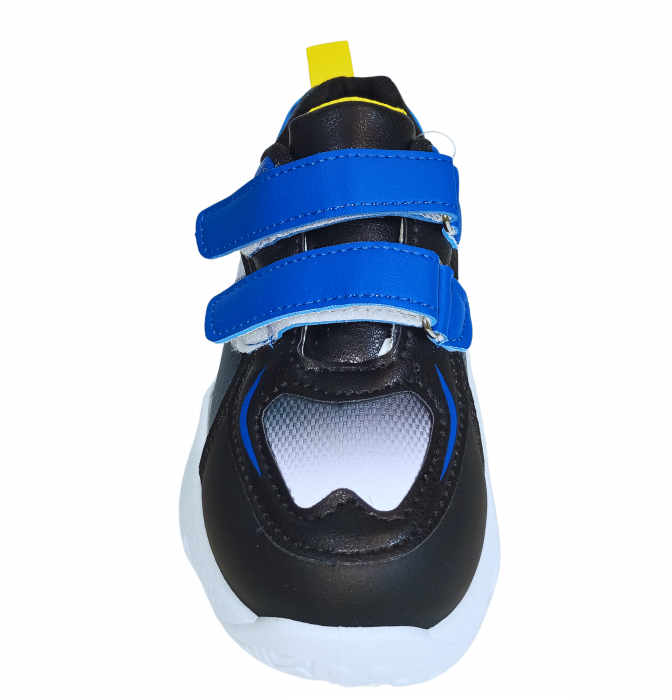 Pantofi sport copii, Mikelo Shoes, Colourful dark, material ecologic, [5]