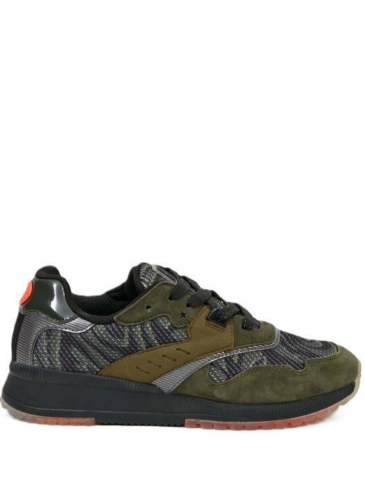 Pantofi sport femei Vivi 23739503 S773 Green/Zebra Pony style, piele naturala [4]