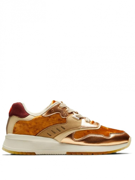 Pantofi sport femei,Scotch & Soda, Vivi 23739505 S468  din piele naturala si catifea maro [1]