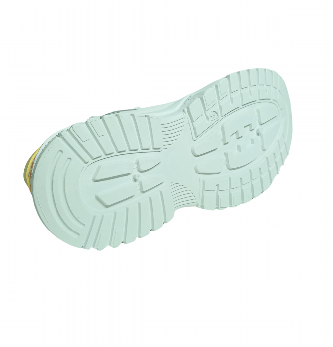 Pantofi sport pentru fete, Poti Pati, Green front, piele ecologica, [10]