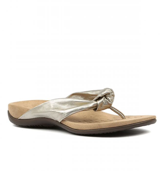 Papuci femei flip flop Rest Pipa Champagne [1]