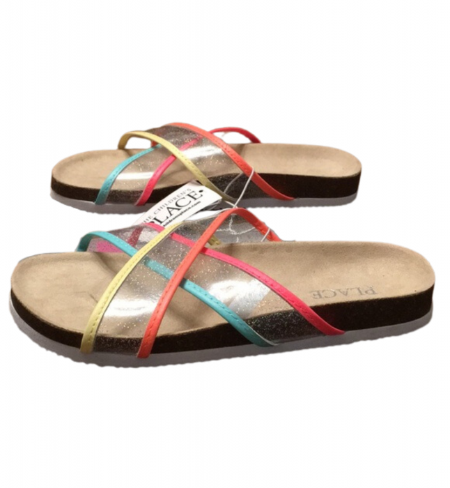 Papuci pentru fete, The Children's PLACE, spuma si pluta, multicolor, 32 EU, 19.7 CM [2]