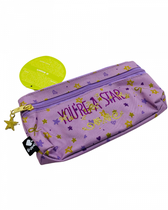 Penar " You're a star" lila cu stelute [1]