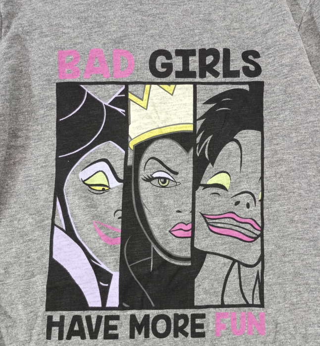 Pijama lunga fete, Disney, Villains - Bad Girls, Bumbac, 9-10 ani [3]
