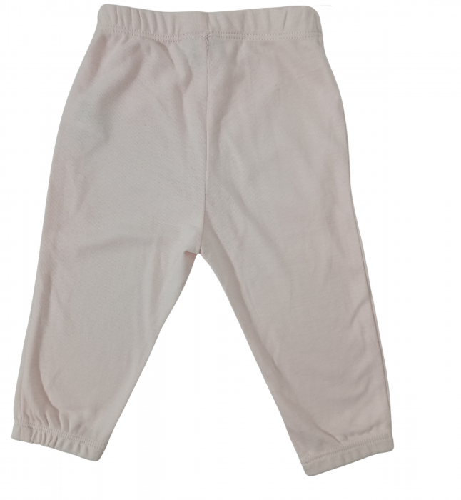 Pijama lunga fete, OVS, Floricele, Bumbac organic, Roz, 6-9 luni [4]