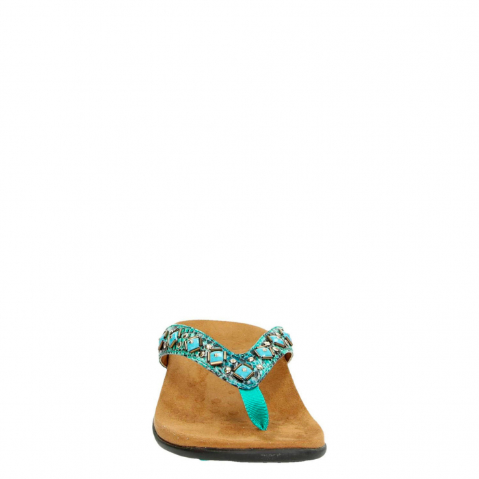 Sandale Floriana Teal Snake [3]