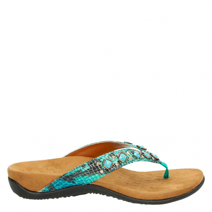 Sandale Floriana Teal Snake [1]