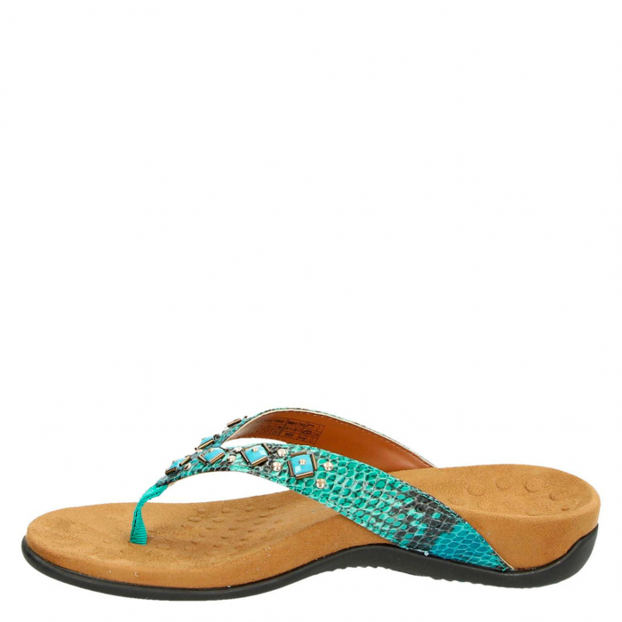 Sandale Floriana Teal Snake [2]