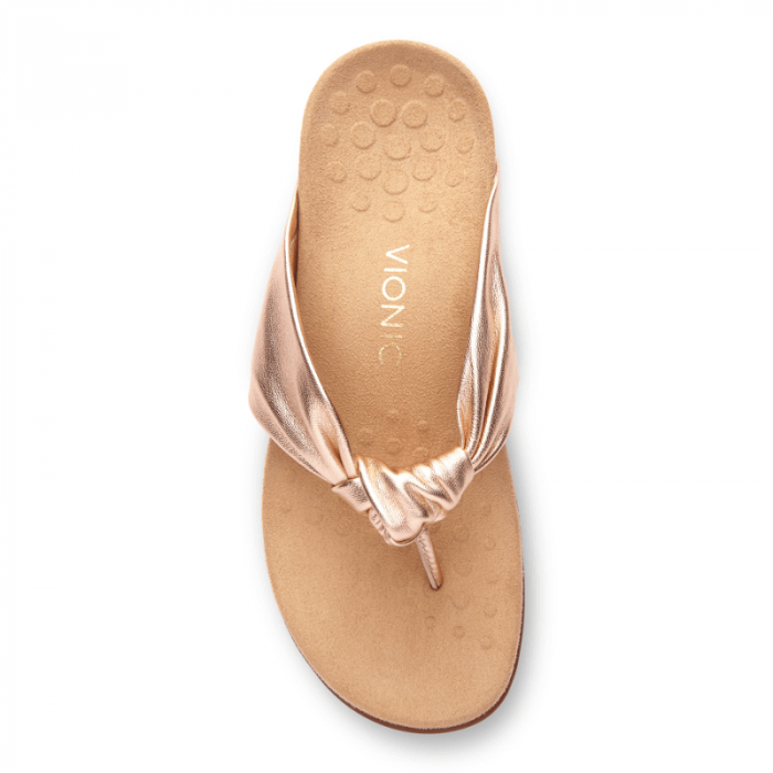 Papuci femei flip flop Rest Pipa Rose Gold [9]