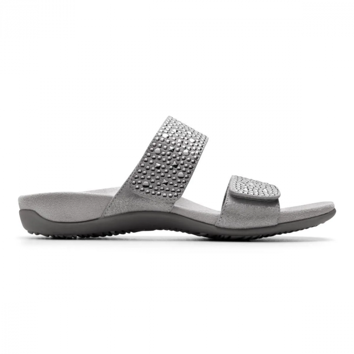 Sandale piele intoarsa Rest Samoa Pewter [5]