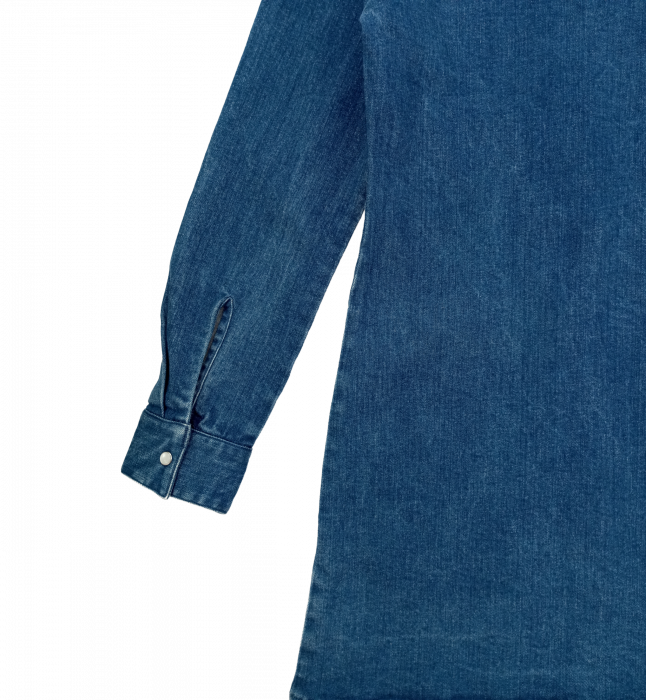 Rochie blugi pentru fete, Cars Jeans, maneca lunga, bumbac si elastan, 10 ani [5]
