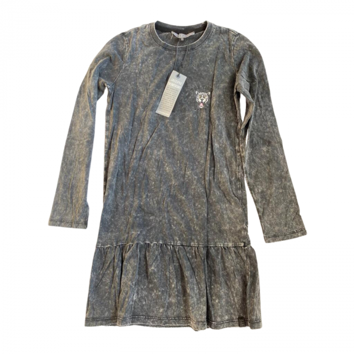 Rochie fete, Cars Jeans, aspect prespalat, Bumbac, Gri cenusiu, 140 cm, 10 ani [1]