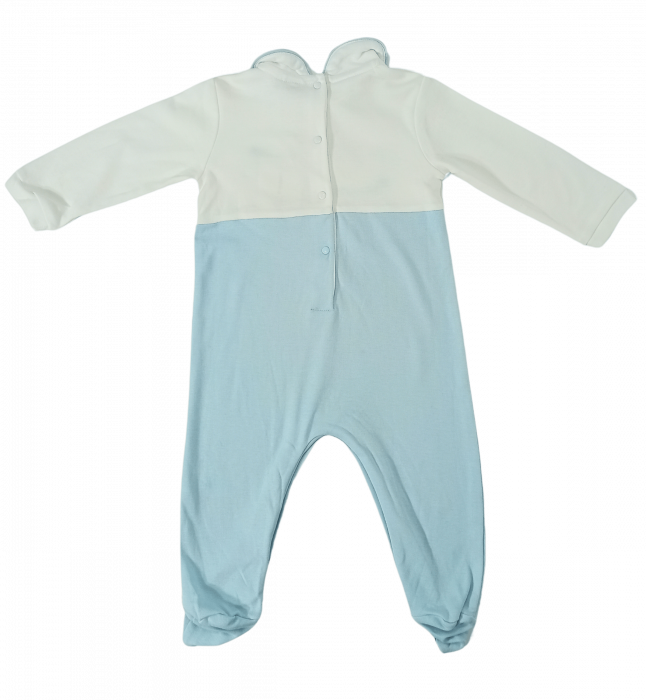 Salopeta maneca lunga fete, OVS, Familie de arici, Bumbac organic, 3-6 luni [2]