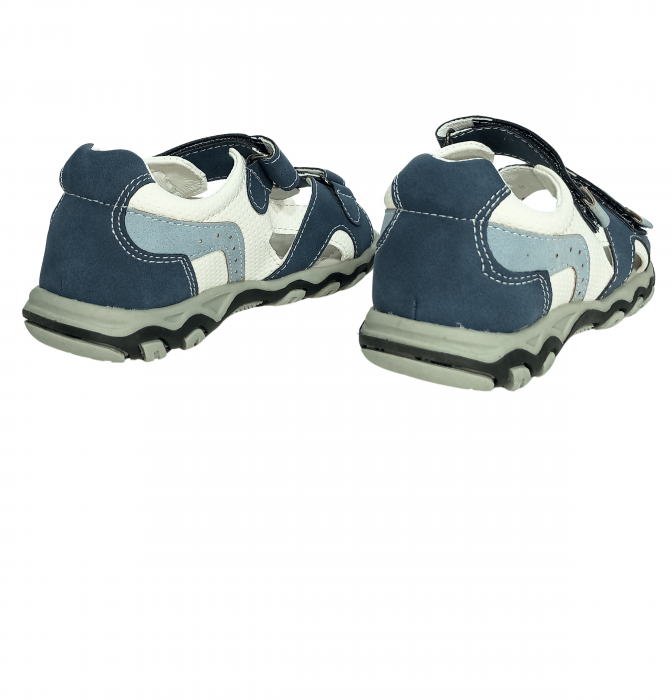Sandale copii, Poti Pati, Blue sandal, piele ecologica, [10]