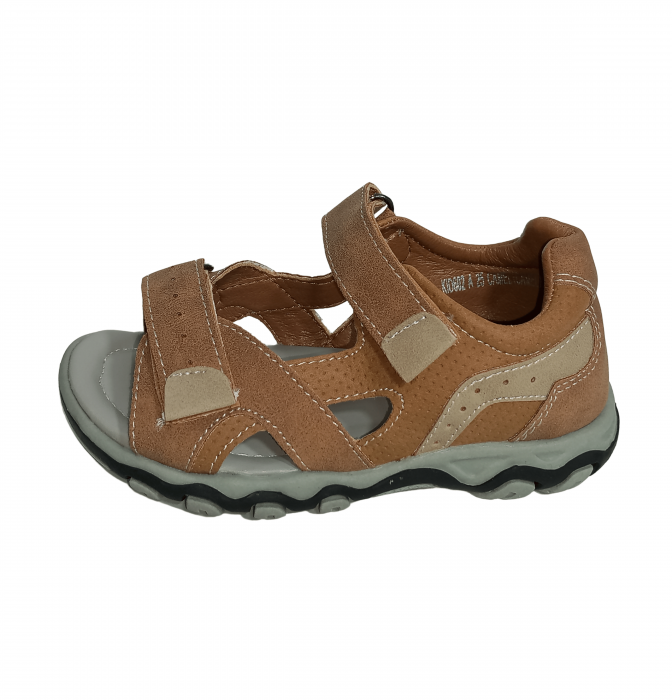 Sandale copii, Poti Pati, Brown sandal, piele ecologica, [12]