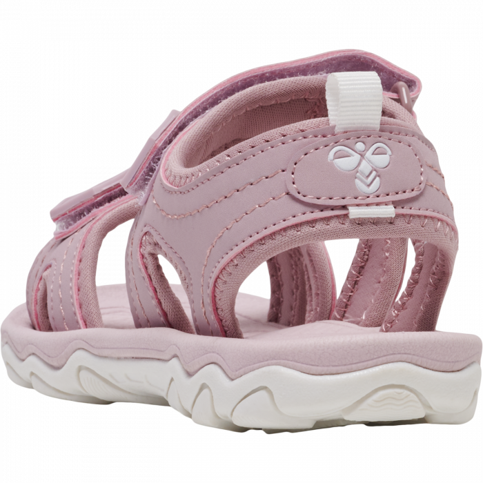 Sandale fete cu spuma EVO foarte confortabila, Hummel, talpa cauciuc, velcro, [4]