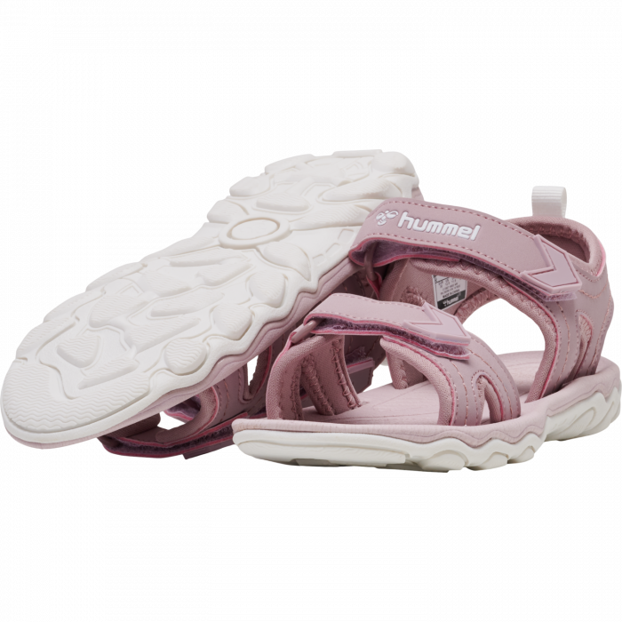 Sandale fete cu spuma EVO foarte confortabila, Hummel, talpa cauciuc, velcro, [2]