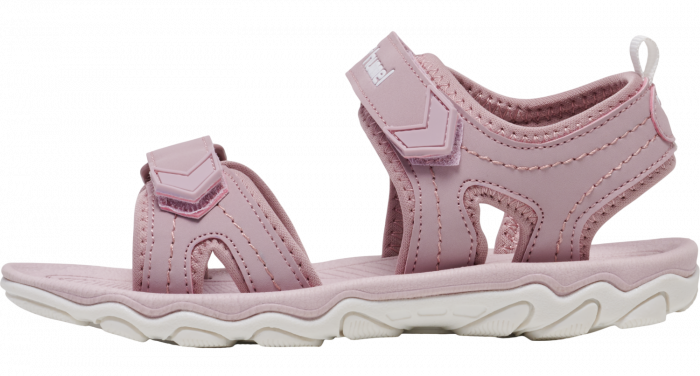Sandale fete cu spuma EVO foarte confortabila, Hummel, talpa cauciuc, velcro, [8]