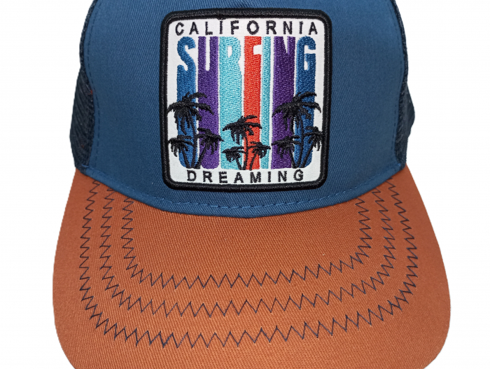 Șapcă băieți, OVS, California Dreaming, Model cu Plasă și Broderie Frontală, Bumbac/Poliester, 54 cm (M) [4]