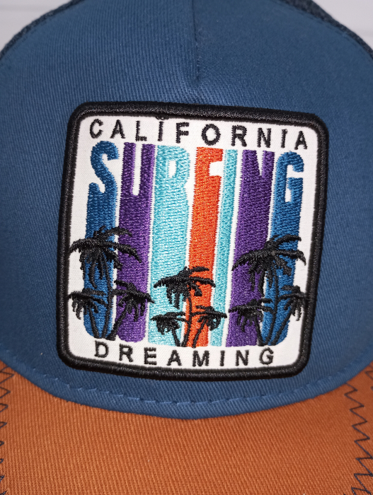 Șapcă băieți, OVS, California Dreaming, Model cu Plasă și Broderie Frontală, Bumbac/Poliester, 54 cm (M) [3]