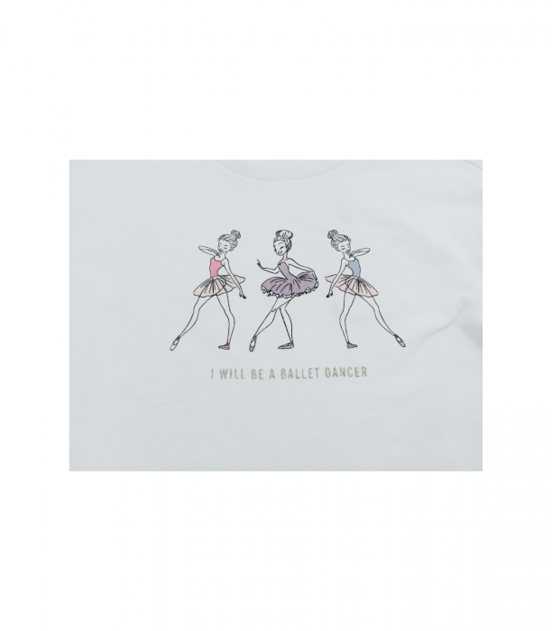 Set 2 piese fete, OVS, balerina, bumbac/elastan, Multicolor, 122 cm, 6-7 ani [4]