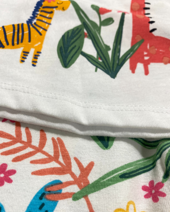 Set 2 piese fete tricou rochiÈ›a cu pantaloni cu lame [2]