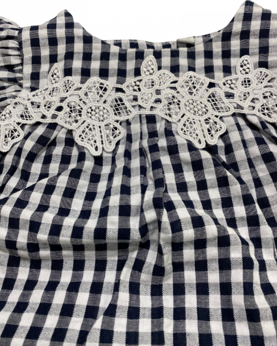 Set 2 piese fete rochiÈ›a si pantaloni scurti in carouri [2]