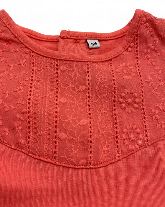 Set 2 piese fete tricou rochiÈ›a si pantaloni cu floricele [2]