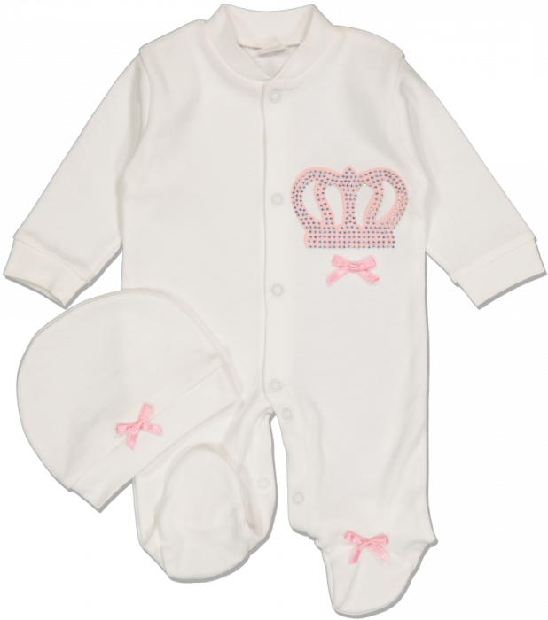 Set 2 piese Overall "Pink crown" [1]