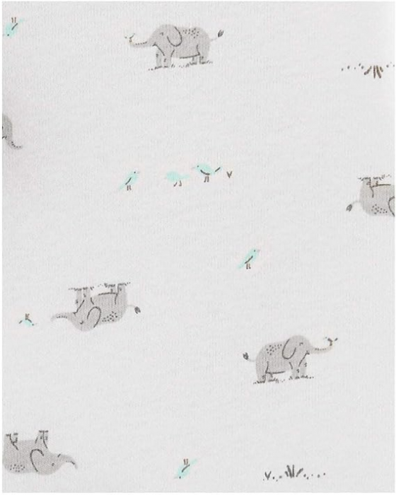 Set 3 piese, Carter's, Mommy's little peanut, bumbac, Maro, 68 cm, 6 luni [2]