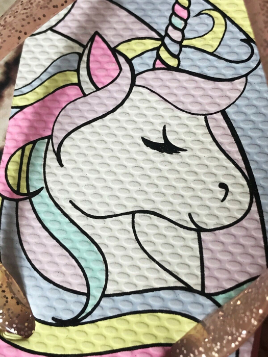 Slapi fete, The Children's PLACE, unicorn, 33 EU, 20.6 cm [3]