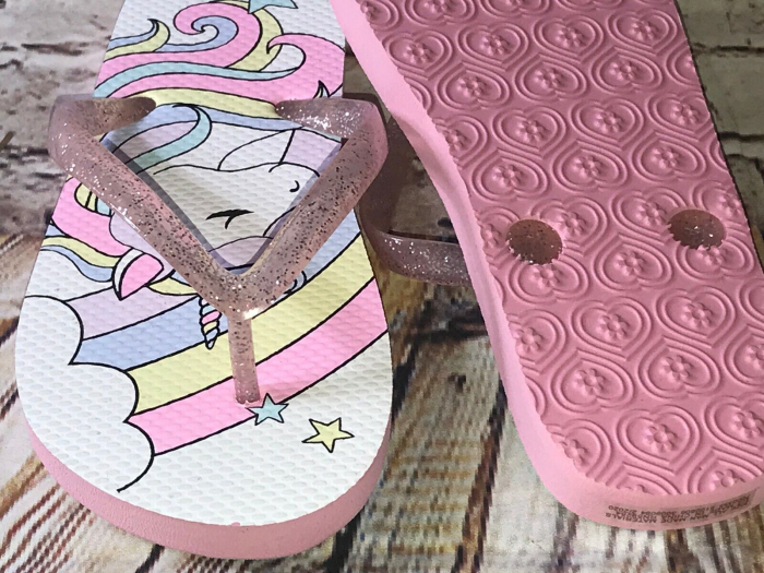 Slapi fete, The Children's PLACE, unicorn, 33 EU, 20.6 cm [10]