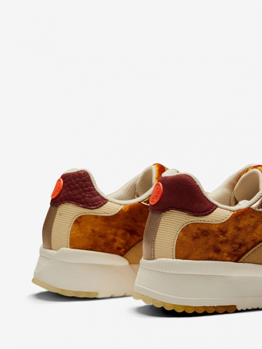 Pantofi sport femei,Scotch & Soda, Vivi 23739505 S468  din piele naturala si catifea maro [5]