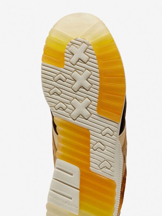 Pantofi sport femei,Scotch & Soda, Vivi 23739505 S468  din piele naturala si catifea maro [9]