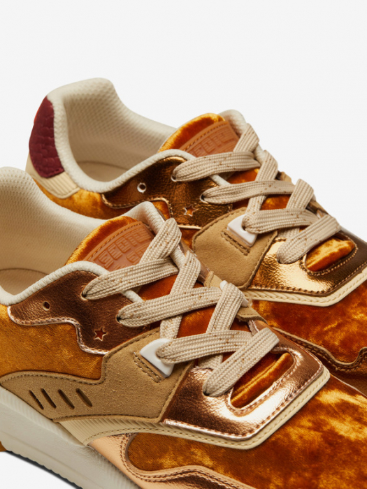 Pantofi sport femei,Scotch & Soda, Vivi 23739505 S468  din piele naturala si catifea maro [7]