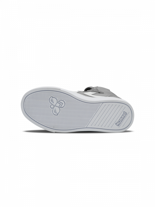 Pantofi sport copii profil inalt din piele si piele intoarsa, Hummel, Slimmer Stadil Leather High Jr, [8]