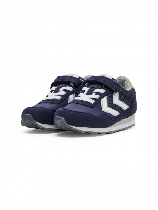 Pantofi sport copii, Hummel, Reflex JR Black Iris, sireturi elastice si velcro, [2]